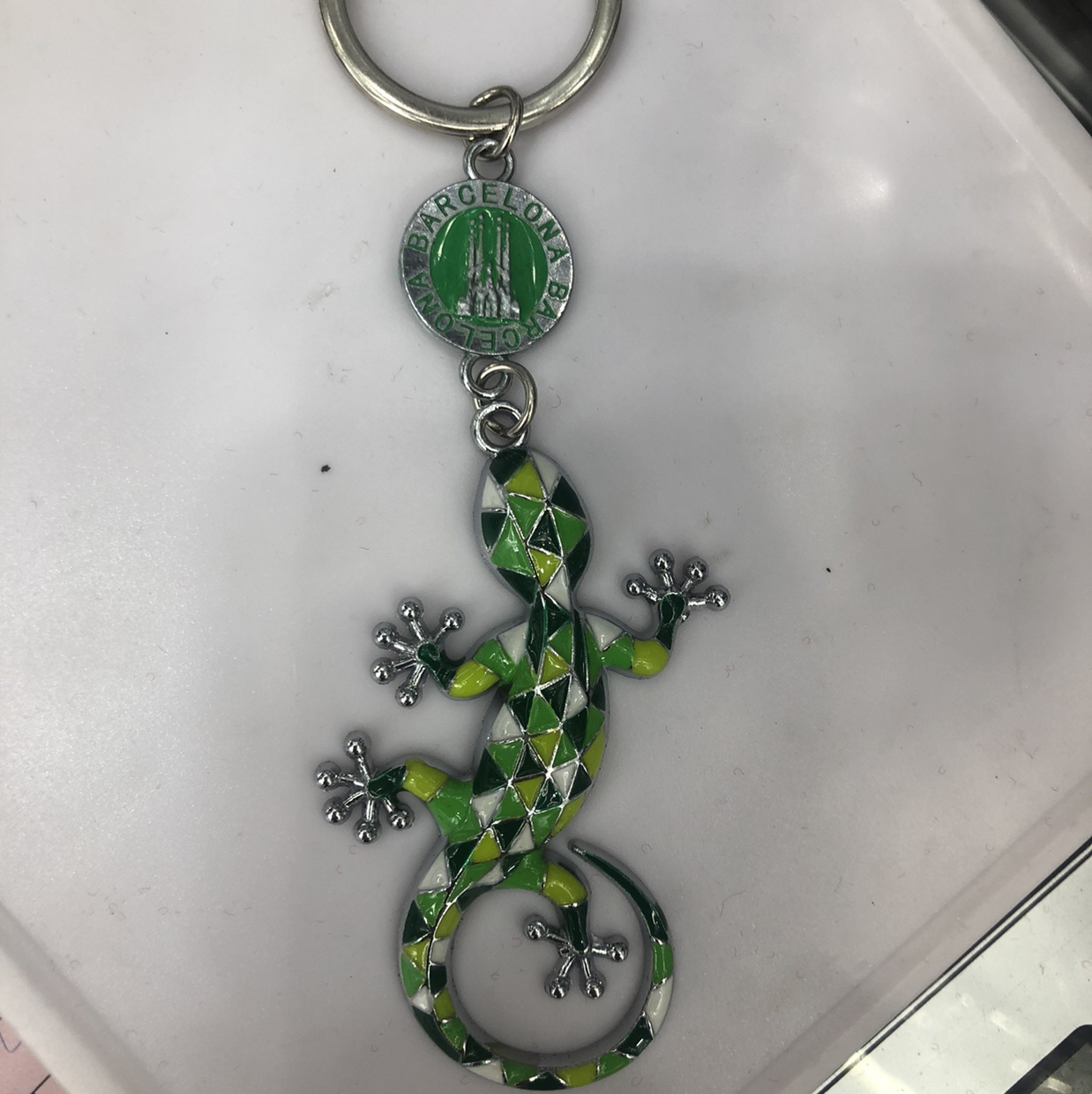 Gecko keychain
