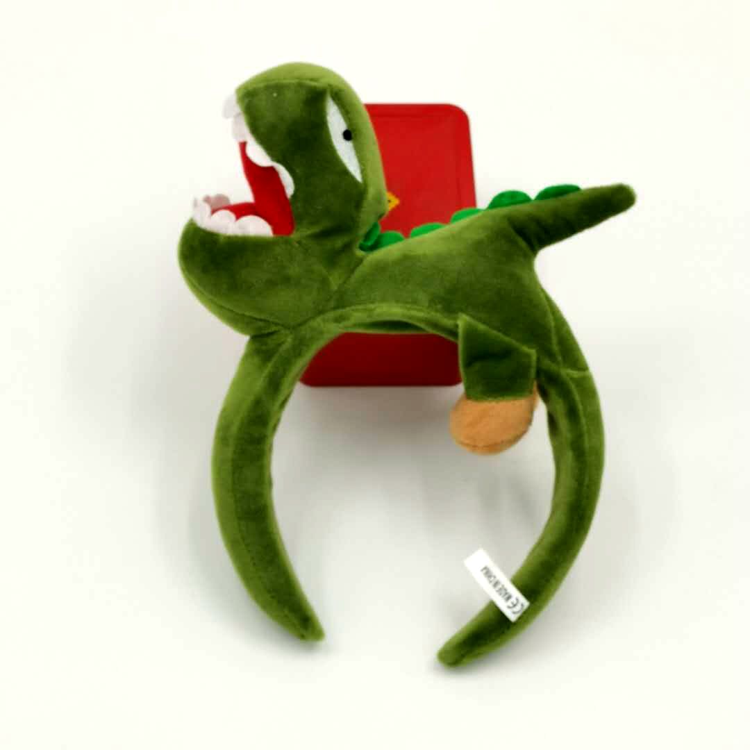 20抖音网红新款卡通头箍鲨鱼恐龙发箍爆款定制大头深色图