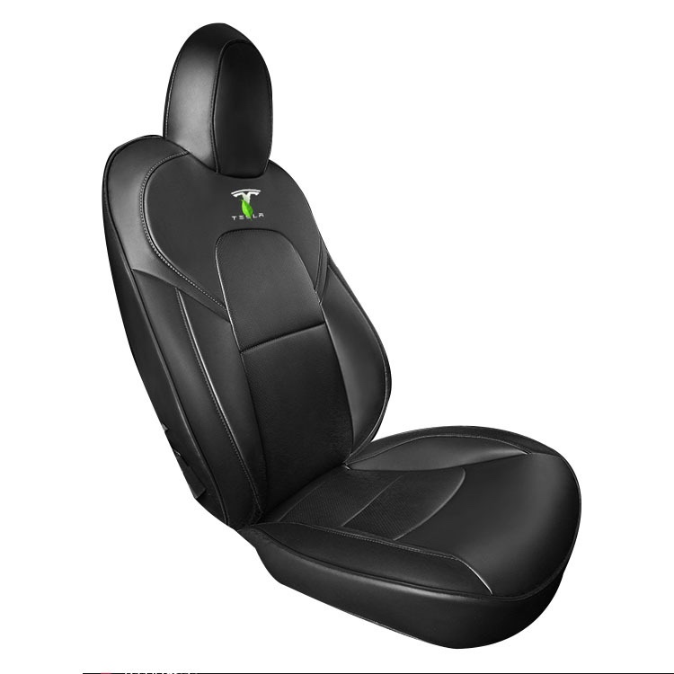 Factory direct sales of 360-degree fully enclosed car seat cushions, all-season universal, wear-resistant and dirt-resistant leather car seat covers in black