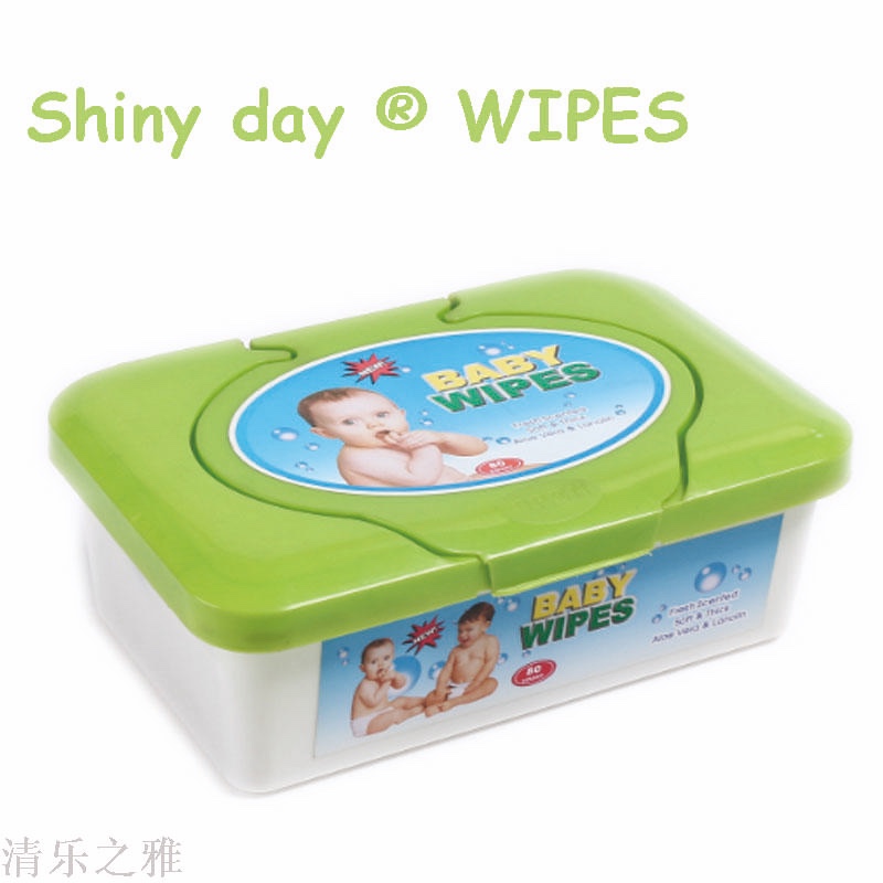 shiny day80片盒装婴儿湿巾