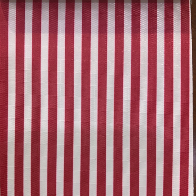 Manufacturers direct sales of a large number of hot new leather spot high school low-grade luggage sofa shoe material fabric red and white stripes splicing thumbnail