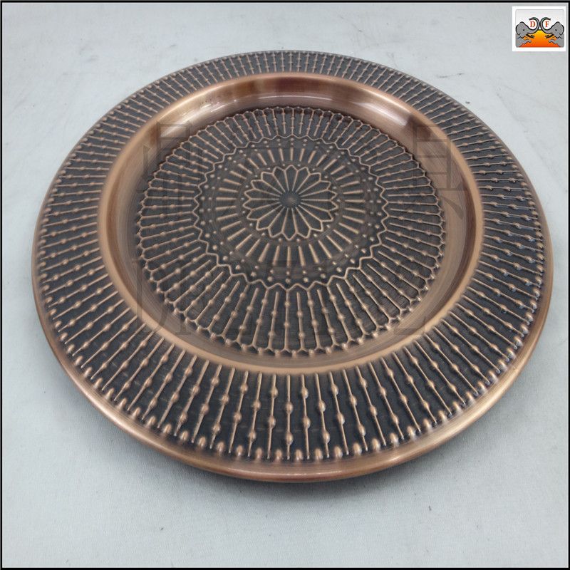DF99053  稻穗盘-双花  工艺盘 压花盘 圆盘 果盘 厨房酒店用品    DF TRADING HOUSE详情图8