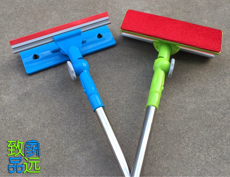 The size of the plane window cleaner telescopic rod wipe glass artifacts household glass cleaner before the spring cleaning glass scrape small plane glass wipe, the river's lake stand hot-selling products