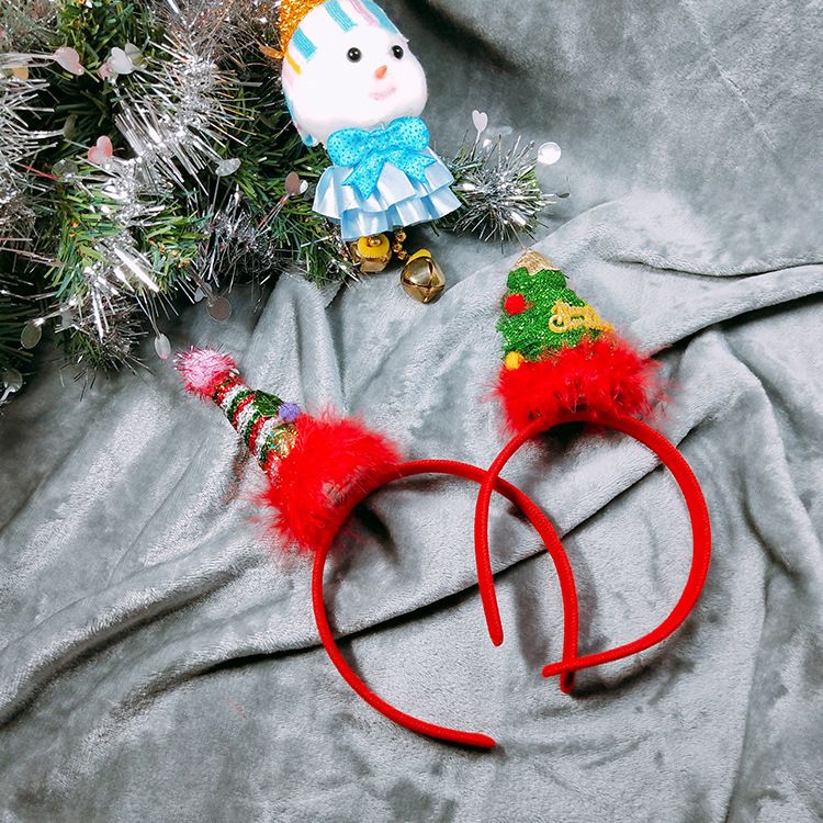 2019年新品 圣诞节发光发箍 LED发箍定制 闪光头箍 发箍发夹细节图