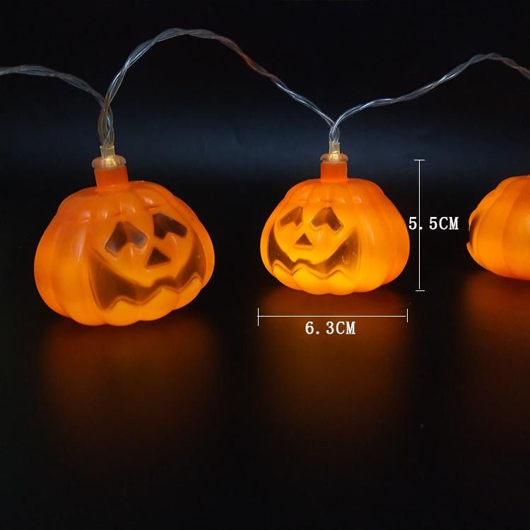 New Halloween decorations jack-o '-lantern string LED luminous copper wire string of lanterns jack-o' -lanterns string Application Scenario