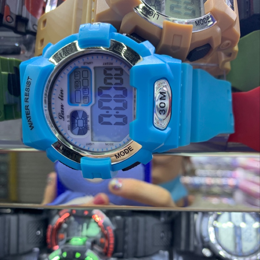 Reloj deportivo azul