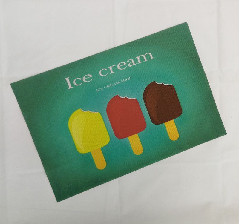 Creative Ins Teslin Printed Placemat Non-Slip Mat Pvc Color Print Insulated Bowl Mat Table Mat Cup Mat Factory Direct Sales undefined
