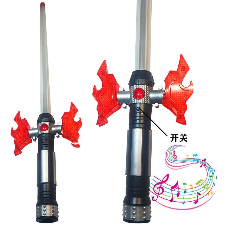 英雄光剑闪光棒 太空声闪光棒 美国队长激光剑 玩具发光宝剑详情图5