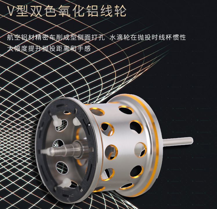 The Haibo War Horse full series of left and right full centrifugal water drop wheels and micro-object light throw wheels detail image 4