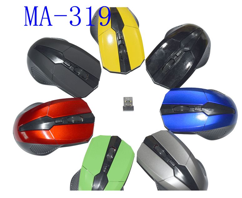 319无线鼠标定制logoOEM 2.4G无线光电鼠标 USB 电脑配件批发鼠标