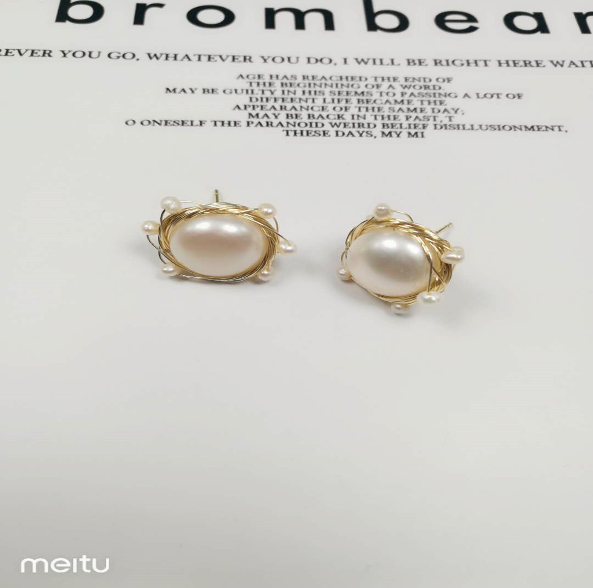 Yiwu Selection six pearl ring wound pearl stud full figure