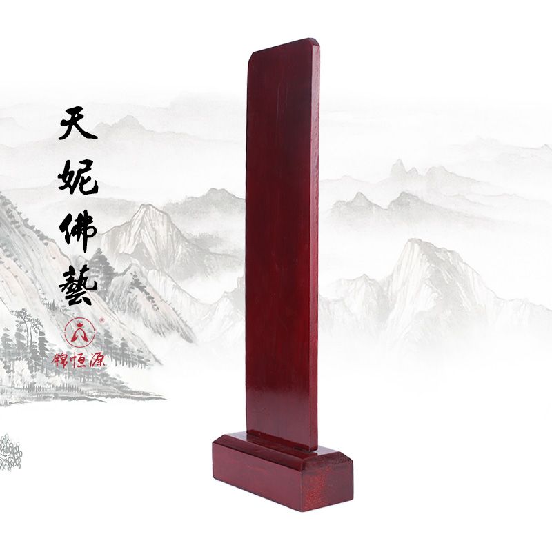 Wooden memorial tablets, ancestral tablets, and Buddhist art details Picture