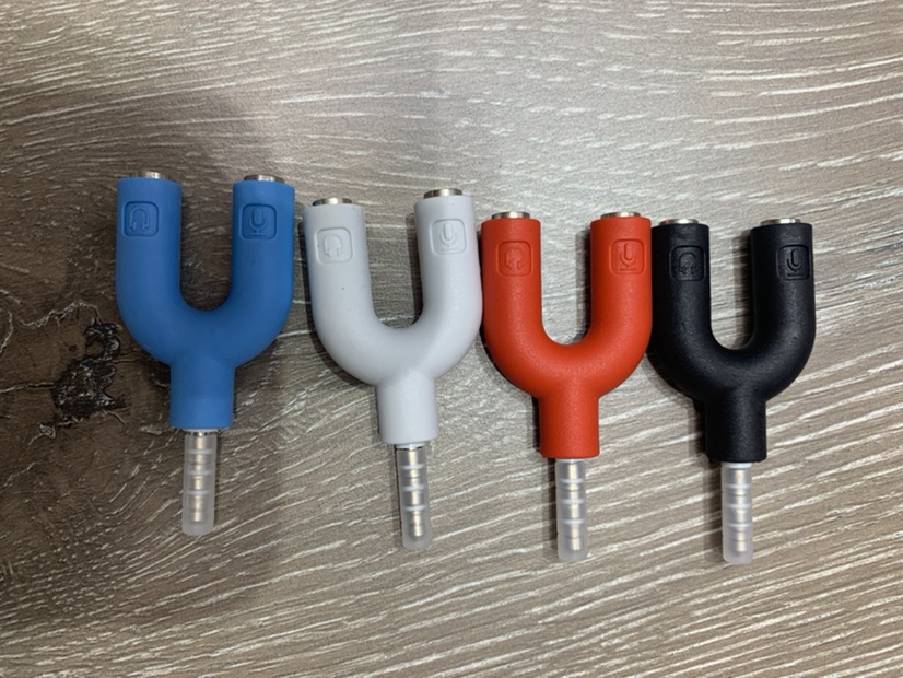 3.5音频一分二转接头细节图
