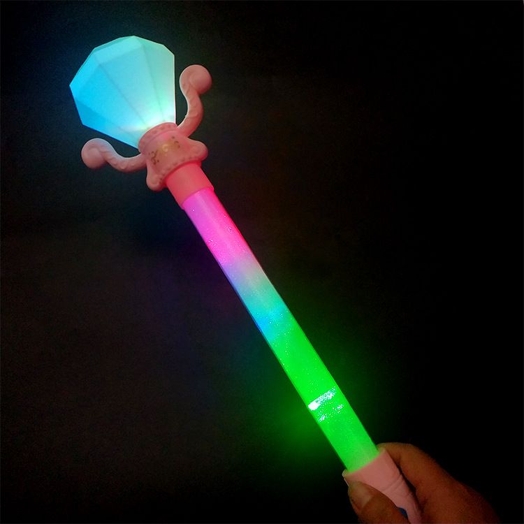 闪光钻石棒LED钻石荧光棒女童魔法棒 现货儿童钻石闪光棒详情图6