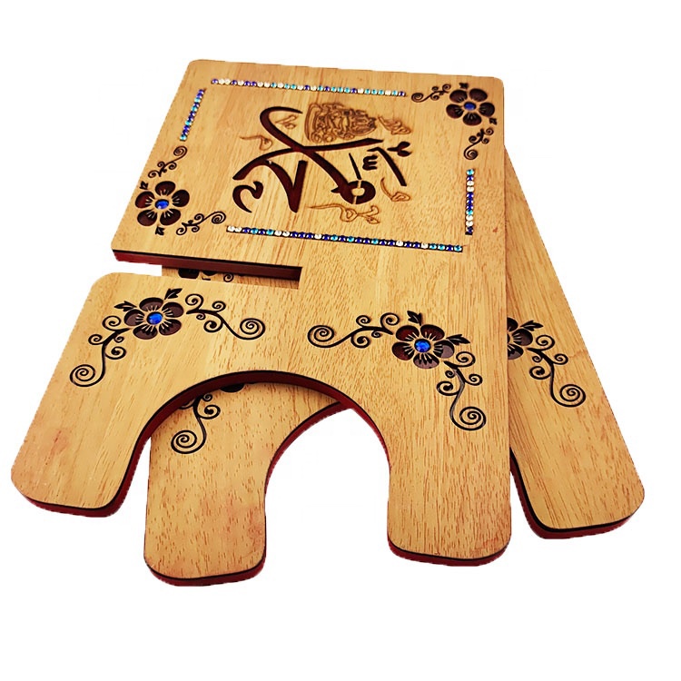 伊斯兰教穆斯林手持经书架阿拉穆罕默德经书架详情图7