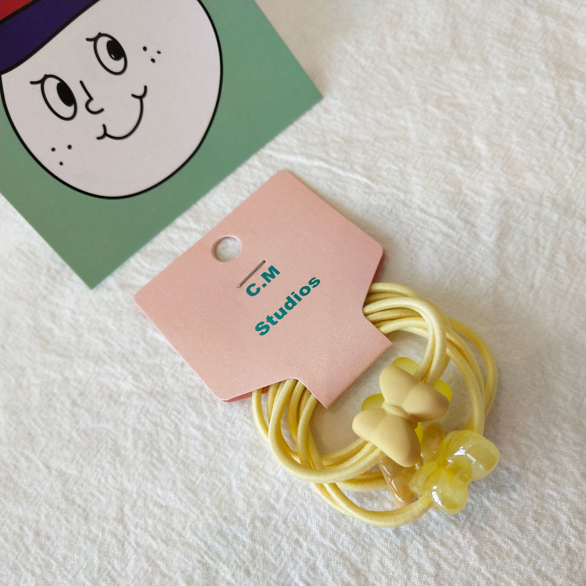 Korean chic style hair tie, rubber bow set, hair band, hair tie, simple and fresh hair tie detail image 5