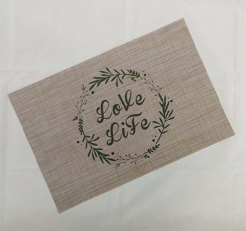 Creative Ins Teslin Printed Placemat Non-Slip Mat Pvc Color Print Insulated Bowl Mat Table Mat Cup Mat Factory Direct Sales details Picture
