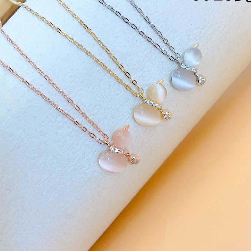 s925 full-body sterling silver gourd pendant necklace thumbnail