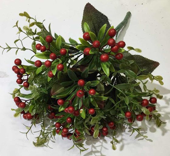 Xiange Flower Art Simulation Flower Wedding Wall Flower Collocation Manufacturers Direct Plastic Green Plant Decoration 9 First Fortune Fruit Application Scenario