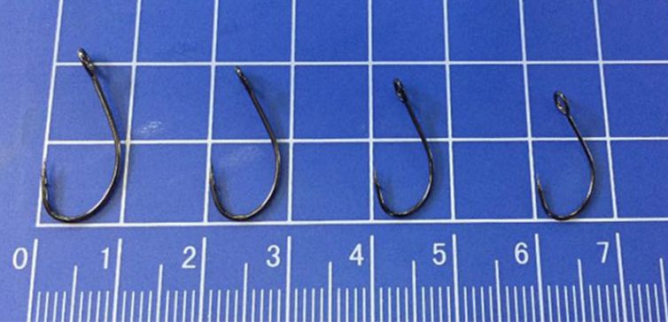 Fat Goluya Stream single hook, horse mouth hook, sequined hook, barb fishhook, No. 4-10 /10 pieces with ring hooks detail image 5
