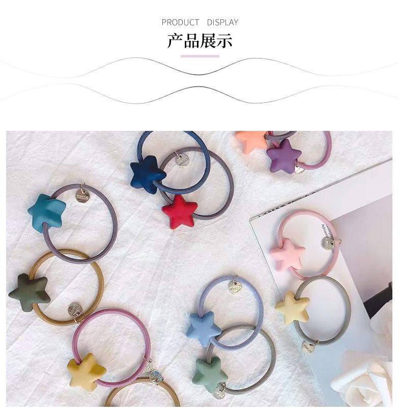 Yiwu Good Goods Cute Star Accessories Rubber Band CMfs008 detail image 7
