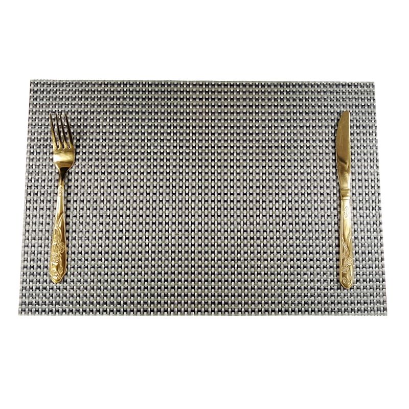 High-Grade Pvc Woven Placemat 4X4 Teslin Environmental Protection Non-Slip Table Mat Bowl Mat High Temperature Tea Tray Mat Tea Set Mat Item Picture