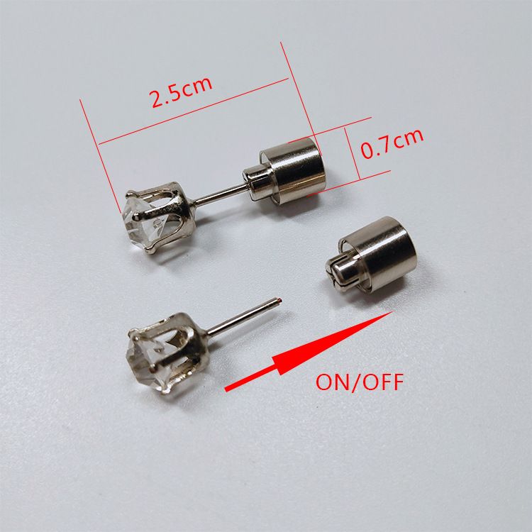 现货情人节礼物发光耳钉LED耳坠发光饰品发光耳环详情图1