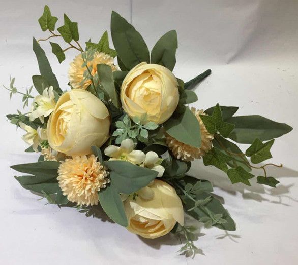 Xiange Flower Art Simulation Flower Wedding Wall Flower Collocation Manufacturers Direct Plastic Green Plant Decoration Ab Application Scenario