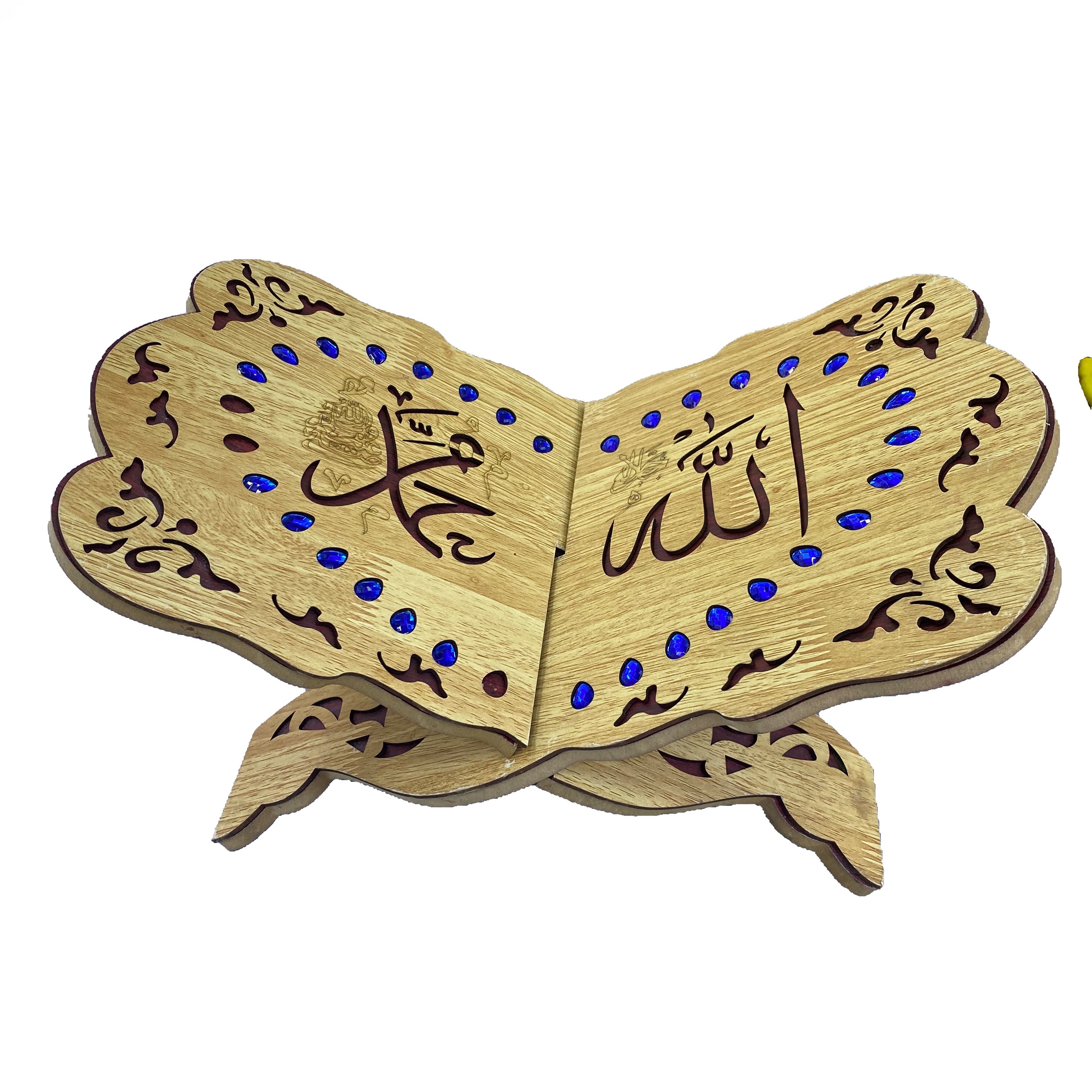 伊斯兰穆斯林古兰经密度板经书架产品图