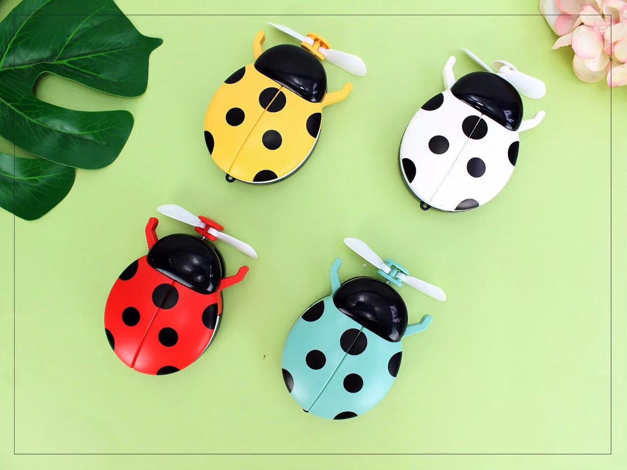 Seven-spotted ladybug small fan details Picture