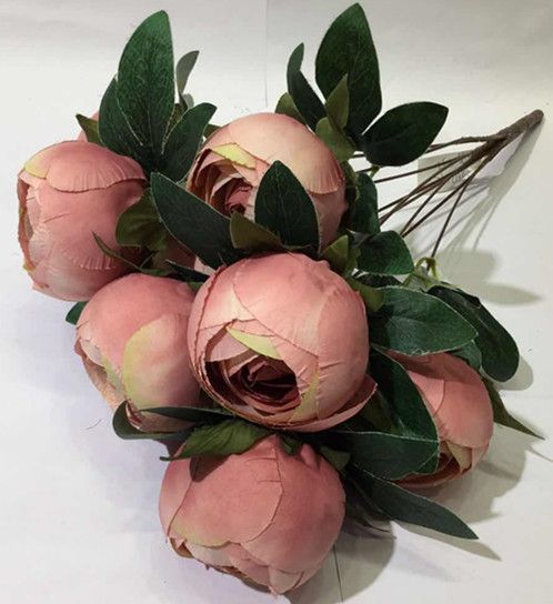 Xiange Flower Art Simulation Flower Wedding Wall Flower Arrangement Material Manufacturers Direct Plastic Green Plant Decoration A131 details Picture