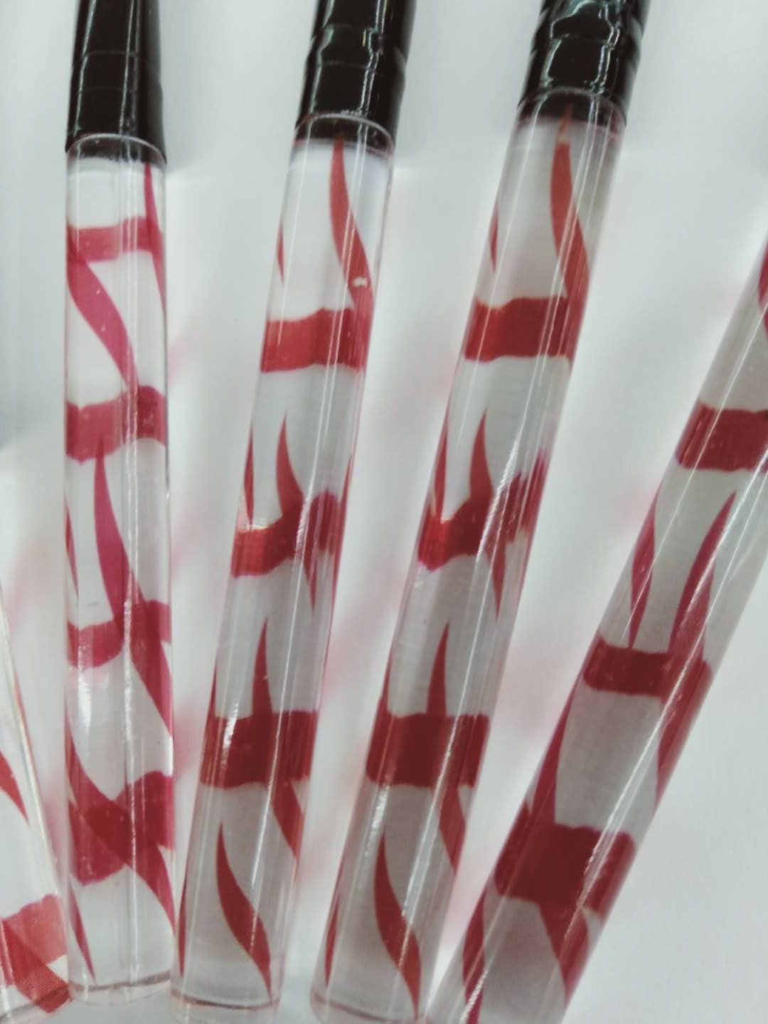 Makeup tools: brush, eyebrow brush, flame brush details Picture