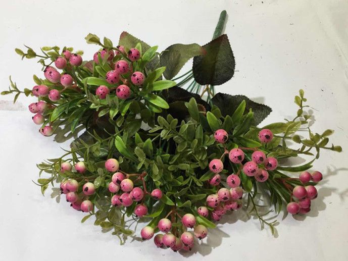 Xiange Flower Art Simulation Flower Wedding Wall Flower Collocation Manufacturers Direct Plastic Green Plant Decoration 9 First Fortune Fruit undefined