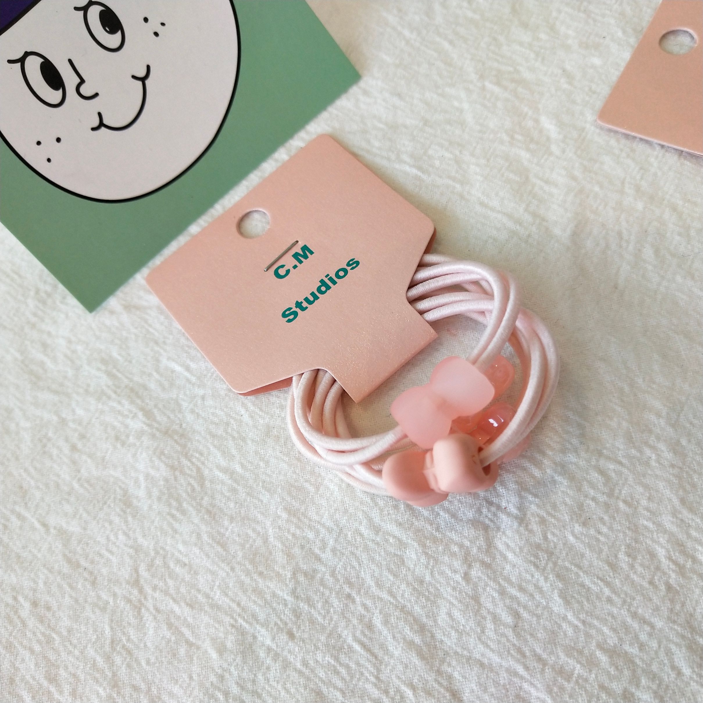Korean chic style hair tie, rubber bow set, hair band, hair tie, simple and fresh hair tie detail image 8