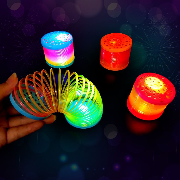 新款 彩虹圈 解压 益智七彩弹力圈玩具细节图