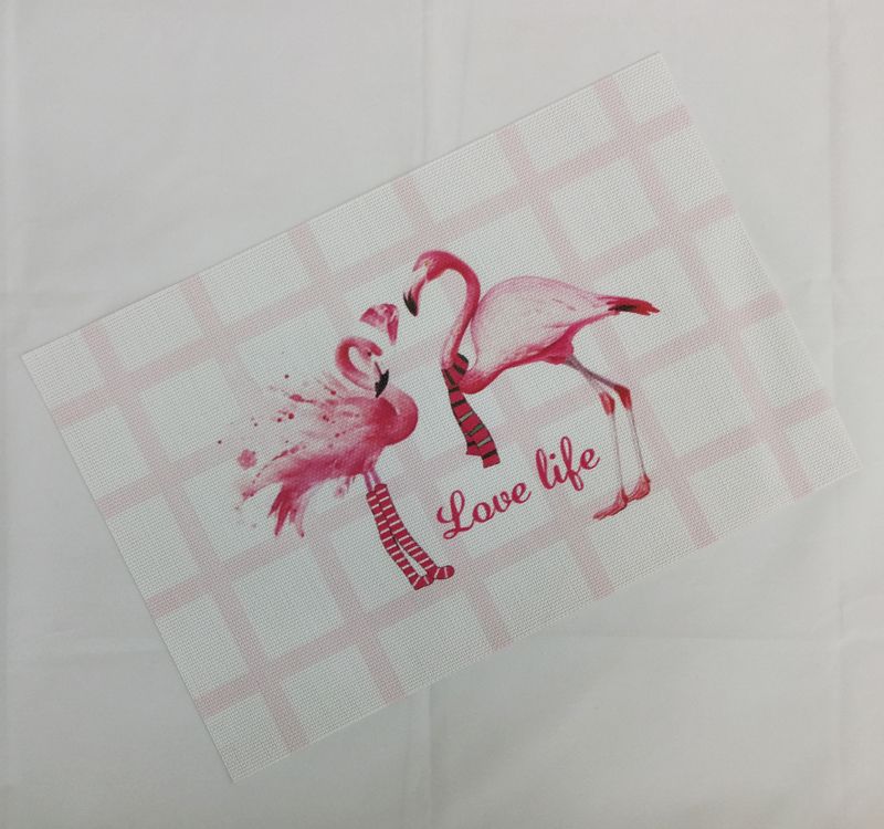 Creative Ins Teslin Printed Placemat Non-Slip Mat Pvc Color Print Insulated Bowl Mat Table Mat Cup Mat Factory Direct Sales Item Picture