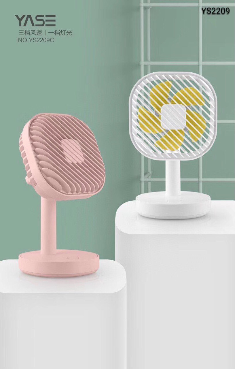 Desktop creative seven-color light fan undefined