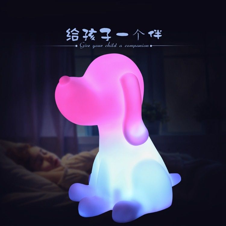 可爱卡通独角兽 led七彩创意小夜灯3d小夜灯彩色详情图3