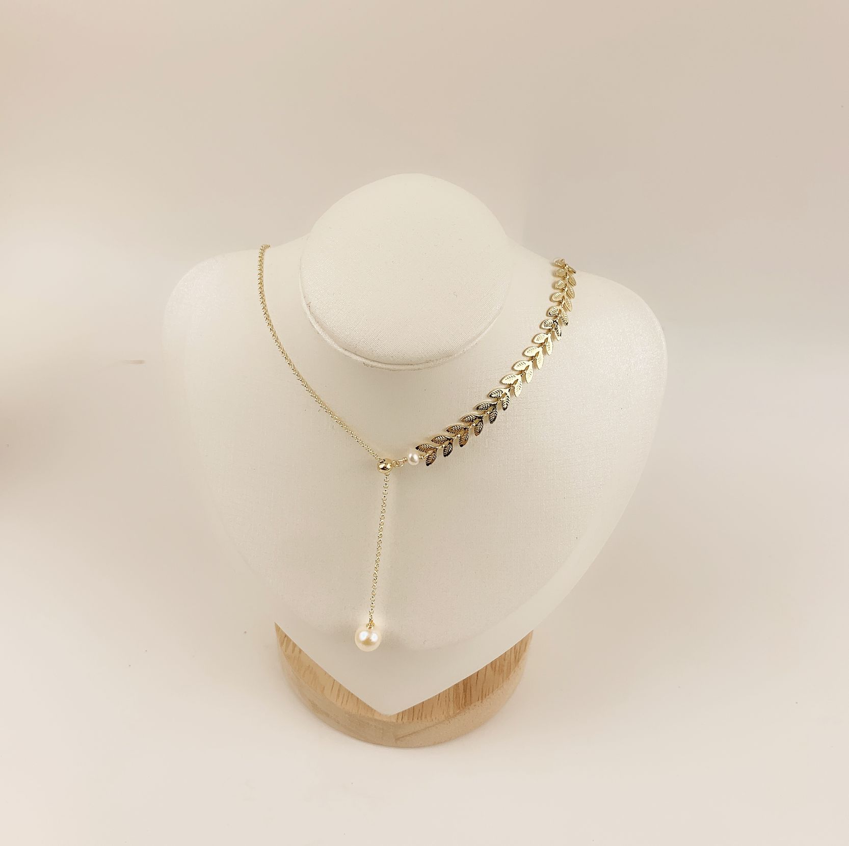Yiwu good wheat stalk can pull freely adjust necklace /4511