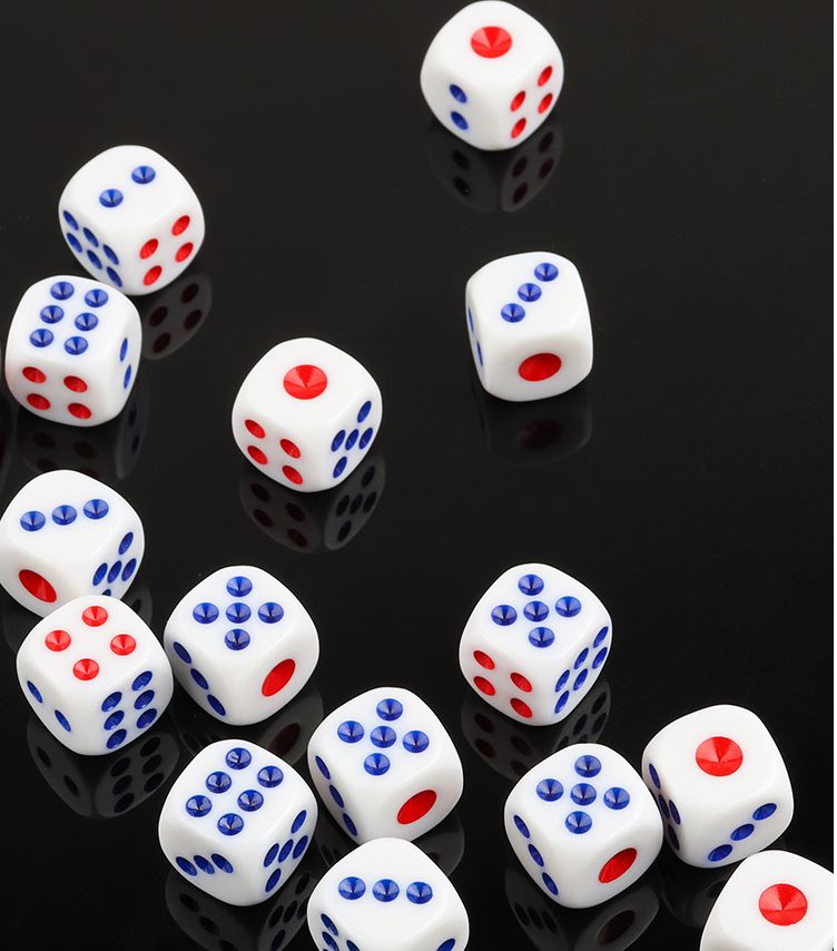 卡卡五金 3289双泡壳吸塑卡装白色骰子14#+白色骰子15#组合详情图6