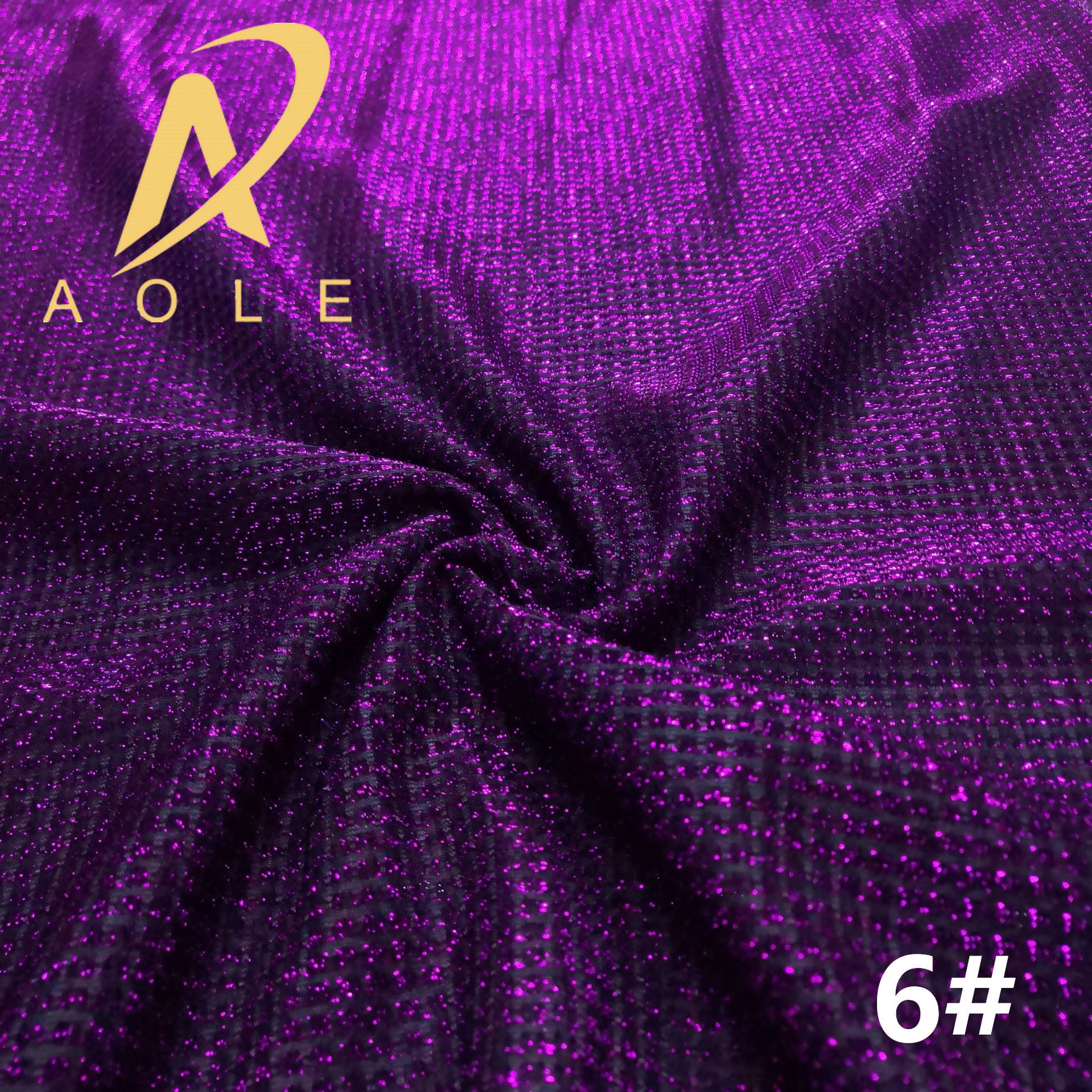 Factory direct sales of glittering checkered mesh fabric, iriered silk, gold and silver silk fabric for clothing, skirts and scarves detail image 1