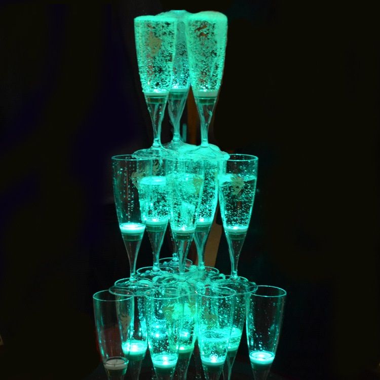 LED香槟杯 婚礼庆祝典庆 创意礼品 发光杯遇水亮详情图1