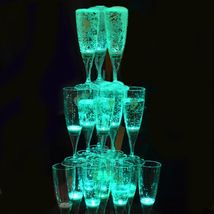 LED香槟杯 婚礼庆祝典庆 创意礼品 发光杯遇水亮