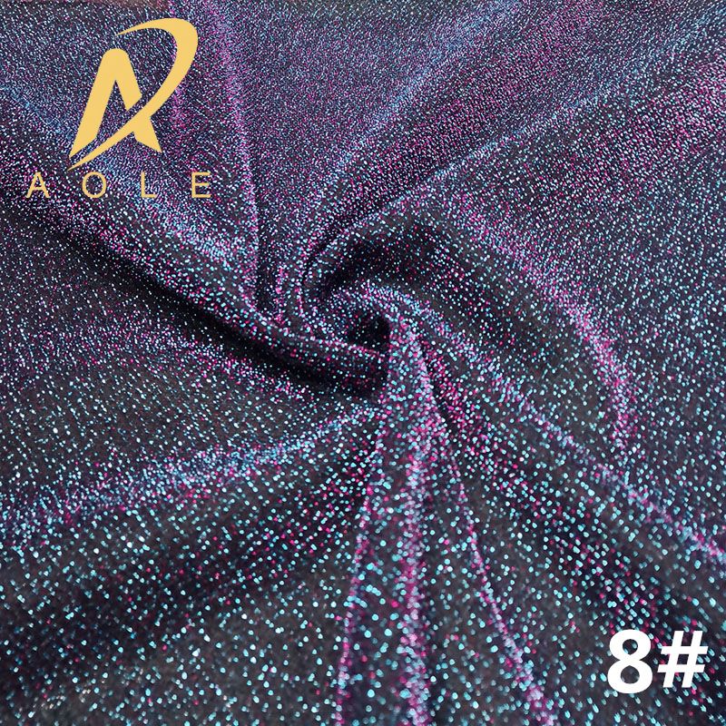 Double Color Thread Cloth 120G Gold Onion Cloth Gold And Silver Knitted Fabric Clothing Bag Headwear Dance Dress Fabric full figure