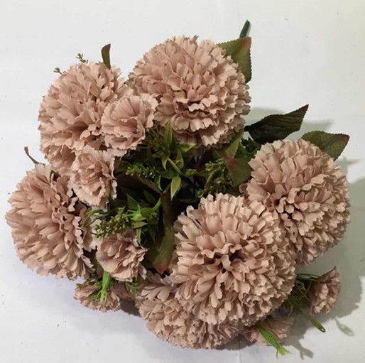 Xiange Flower Art Simulation Flower Wedding Wall Flower Collocation Manufacturers Direct Plastic Green Plant Decoration 18 Large Cloves details Picture