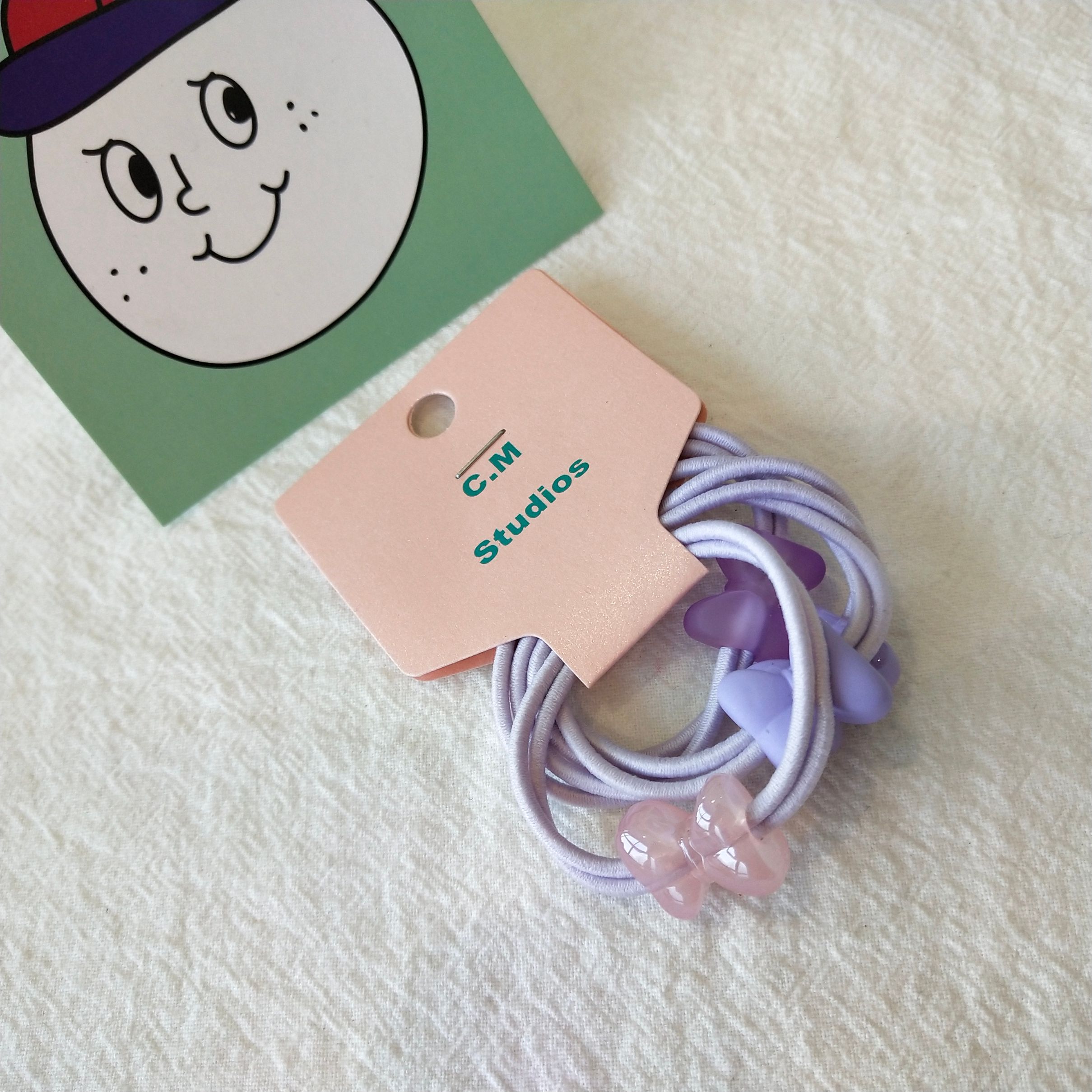 Korean chic style hair tie, rubber bow set, hair band, hair tie, simple and fresh hair tie detail image 4