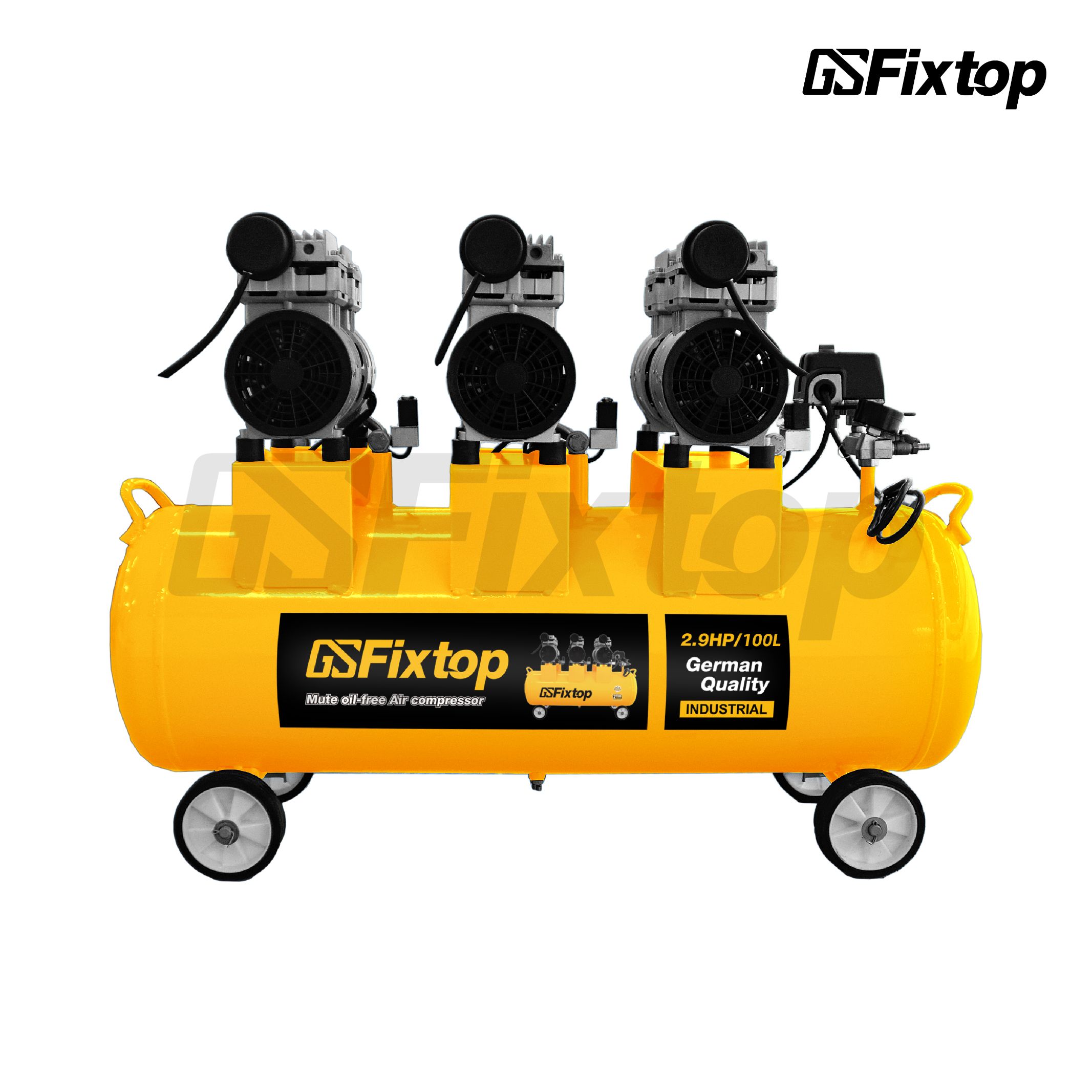 GSFixtop工具100L静音无油空气压缩机Mute oil-freeAirCompressor细节图