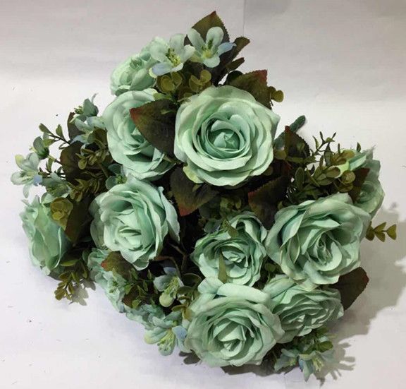 Xiange Flower Art Simulation Flower Wedding Wall Flower Arrangement Material Manufacturers Direct Plastic Green Plant Decoration A127-24 Specification drawing