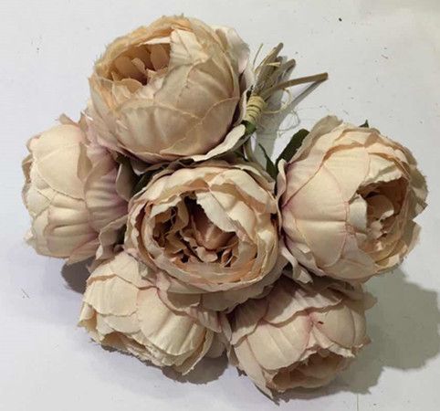 湘鄂花艺仿真花婚庆花墙插花配材厂家直销塑料绿植装饰