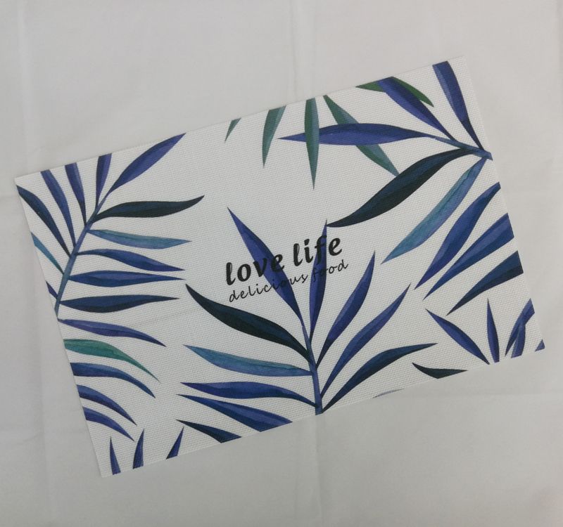 Creative Ins Teslin Printed Placemat Non-Slip Mat Pvc Color Print Insulated Bowl Mat Table Mat Cup Mat Factory Direct Sales details Picture